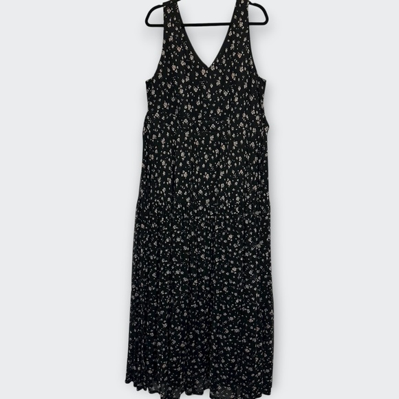TORRID Black Floral Mesh Maxi Dress PLUS SIZE 2XL | Feminine Whimsigoth Cottage - Picture 2 of 13